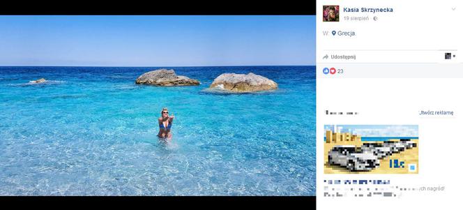 Katarzyna Skrzynecka w bikini