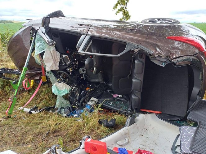 Tragiczny wypadek pod Giżyckiem. Nie żyje 54-letnia kobieta