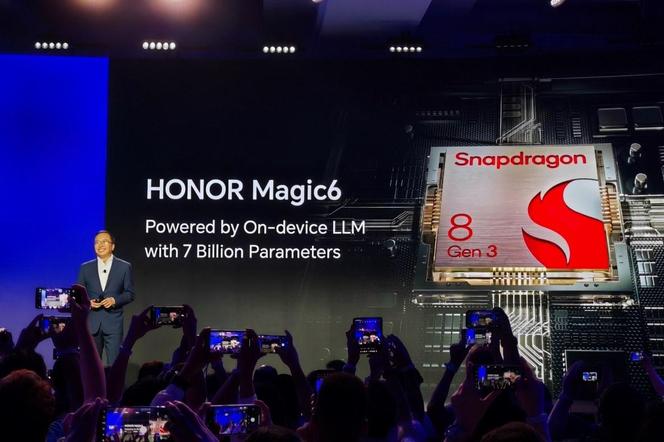 HONOR Magic6 będzie posiadał algorytm LLM w smartfonie wspierany przez procesor Snapdragon 8 Gen 3