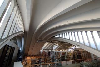 Hala Kopińska w Warszawie - wnętrze