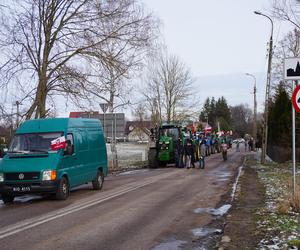 Protest rolników w Podlaskiem. Ciągniki blokują drogi w całym województwie! 