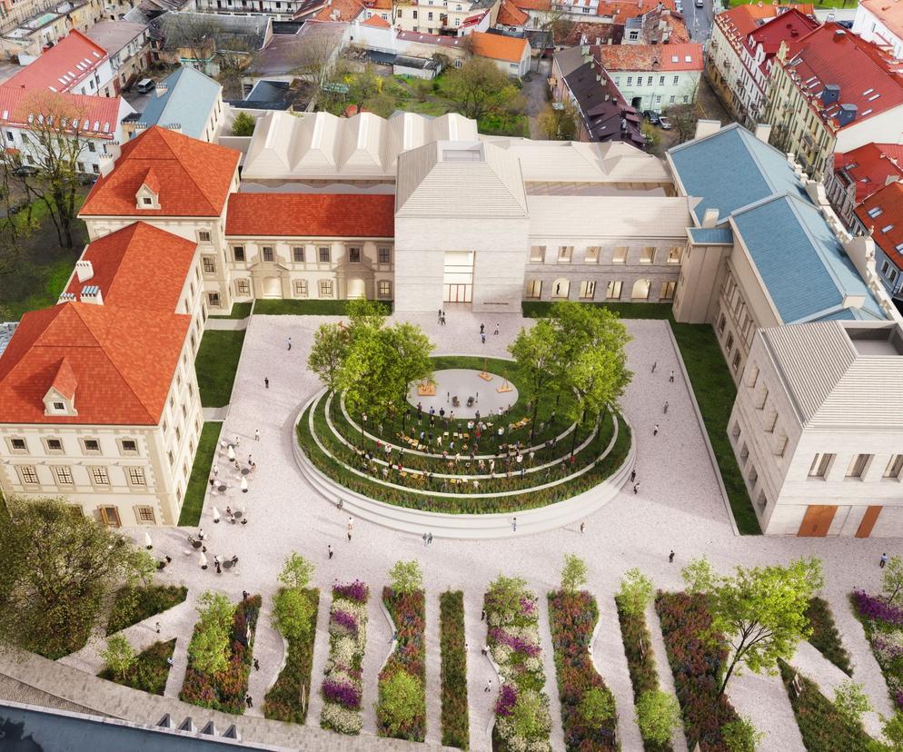 Pałac Radziwiłłów w Wilnie według WXCA