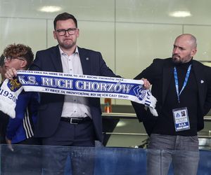 kibice na meczu Ruch Chorzów - Warta Poznań