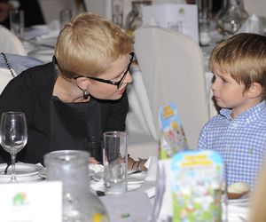 Joanna Racewicz i syn