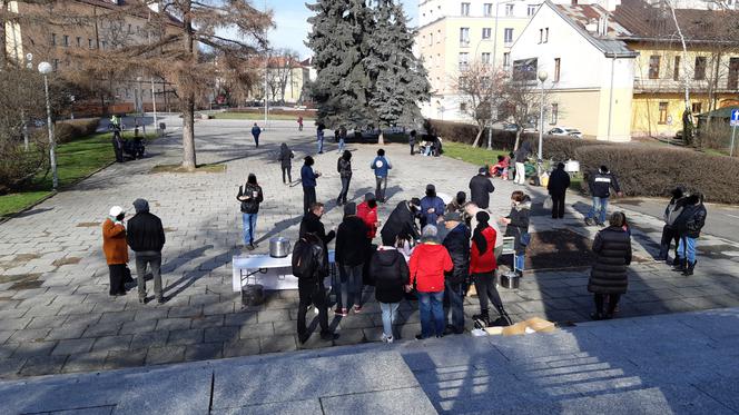 Akcja  Food Not Bombs w Tarnowie