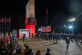 Główne obchody 104. rocznicy wybuchu Powstania Wielkopolskiego w Poznaniu. Tłumy świętujących mieszkańców