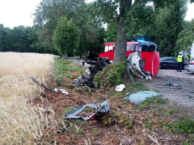 Tragedia w powiecie tucholskim! Kierowca zginął na miejscu! [ZDJĘCIA]