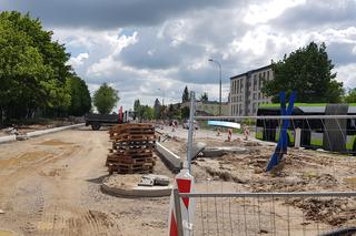 Jak teraz wygląda plac budowy na odcinku Piłsudskiego od skrzyżowania z Dworcową do skrzyżowania z Leonharda i Wyszyńskiego