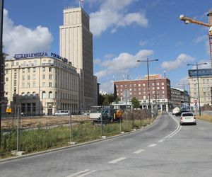 Zielona oaza na placu Powstańców Warszawy