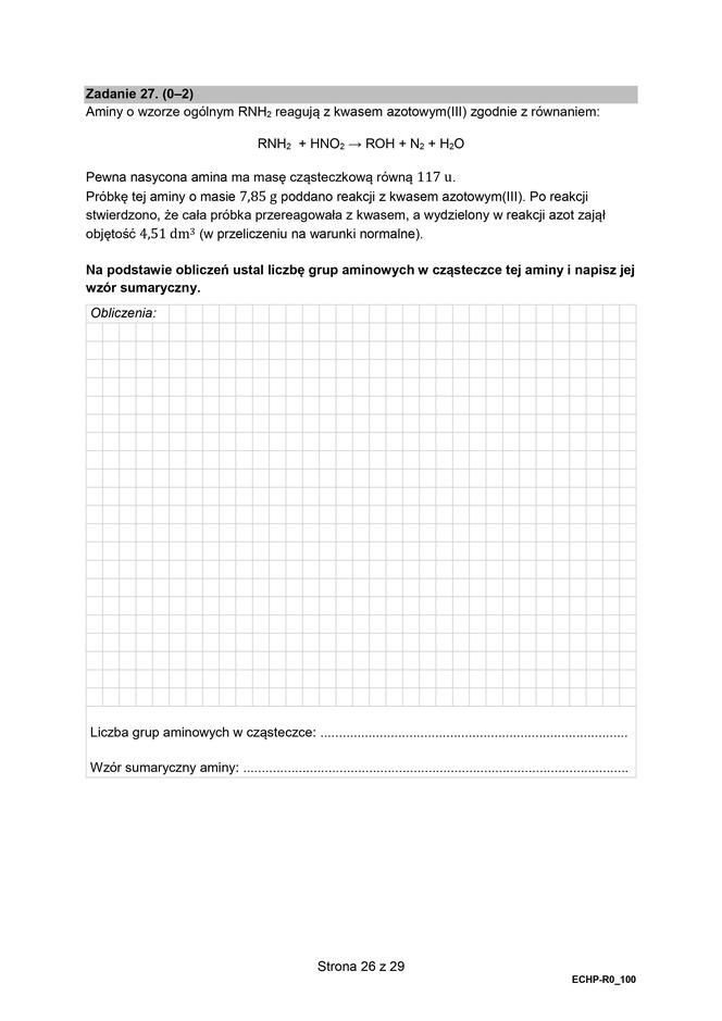 Matura 2024: chemia rozszerzona w formule 2015 - arkusze CKE i sugerowane odpowiedzi