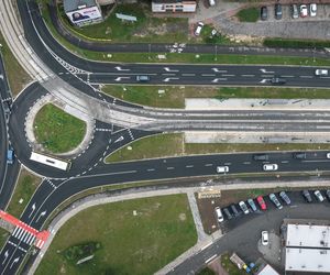 Budowa dróg rowerowych i przebudowa infrastruktury drogowej (szczegóły), Dąbrowa Górnicza, ciąg ulic: Sobieskiego, Królowej Jadwigi i Piłsudskiego