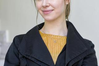 Emma Giegżno na planie serialu Szadź 2 sezon