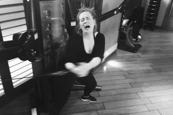 Adele na siłowni