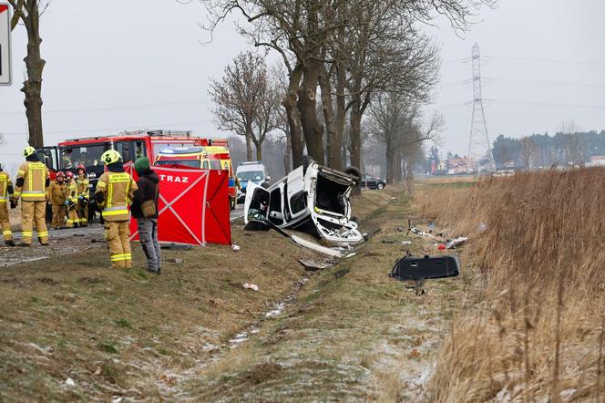 Śmiertelny wypadek w Odolanowie. Nie żyją dwie osoby