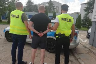 Policyjny pościg za pijanym kierowcą. 38-letni bełchatowianin chciał rozjechać policjanta