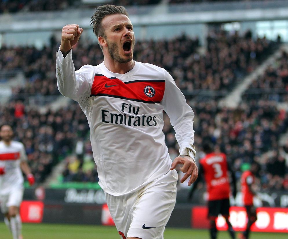 David Beckham pasowany na rycerza