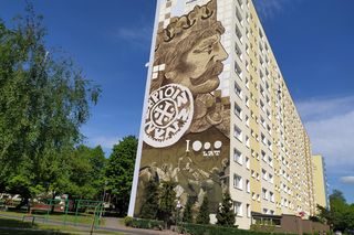 Na osiedlu Bolesława Chrobrego mural z pierwszym królem