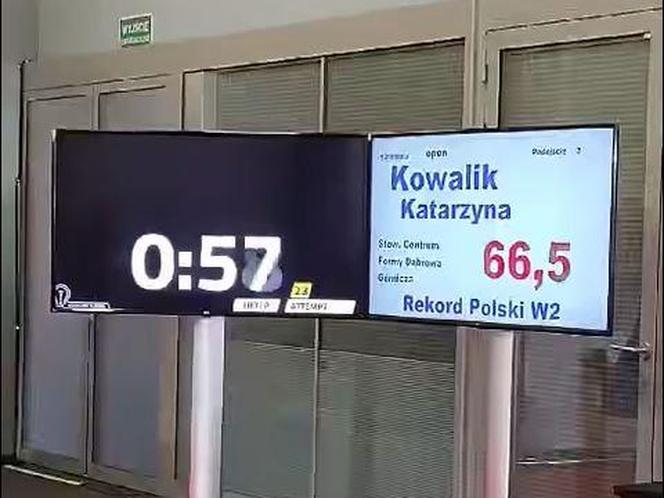 Katarzyna Kowalik ustanowiła rekord Polski 