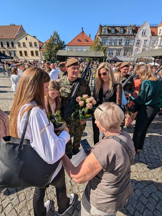 Przysięga żołnierzy WOT w Tarnowskich Górach