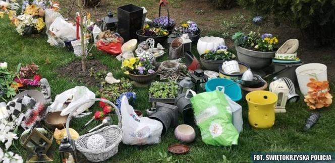 Hiena cmentarna w Zawichoście! Nakradła znicze i wiązanki za kilka tysięcy złotych!