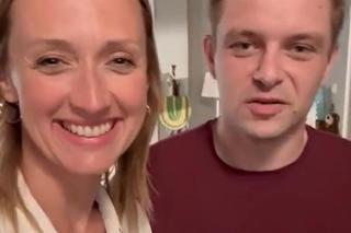 	Barwy szczęścia na planie nowy sezon. Hubert (Marek Molak), Asia (Anna Gzyra)