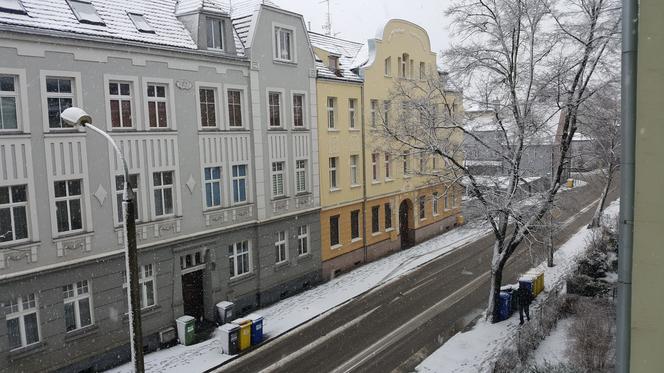 Śnieg w Bydgoszczy. Coraz gorsze warunki na drogach!