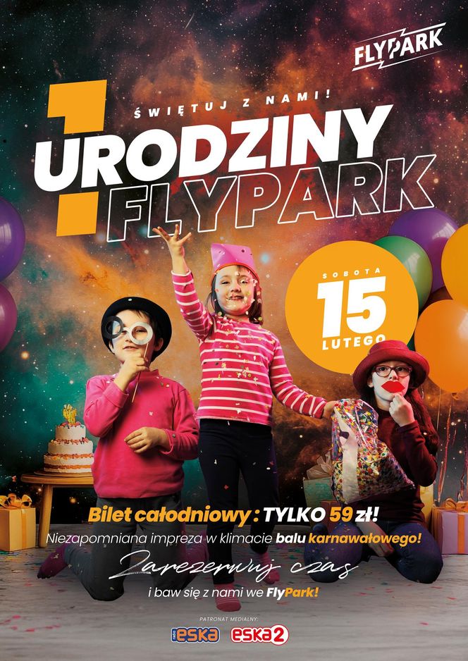 Fly Park w Kielcach świętuje pierwsze urodziny! 