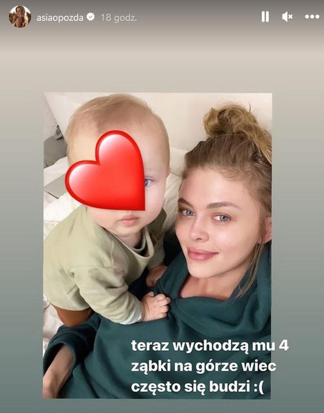 Joanna Opozda zabrała dziecko na wieczór kawalerski