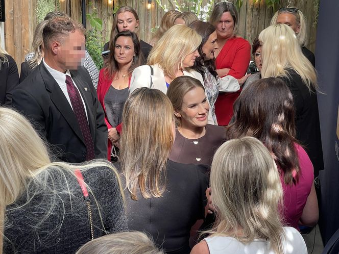 Pierwsza dama Marta Nawrocka w Pierożku na Greenpoincie