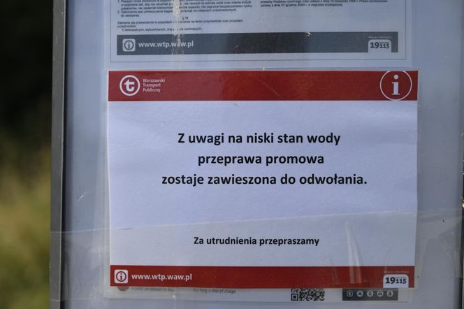 Alarm! Wisła wysycha na naszych oczach. Katastrofalny poziom wody w Warszawie