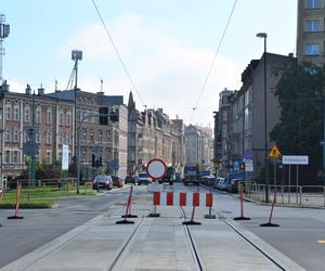 Modernizacja torowiska na ul. Wolności w Zabrzu - zmiana organizacji ruchu. NOWE ZDJĘCIA