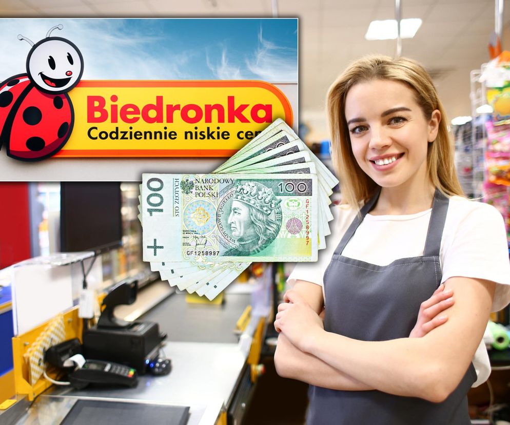 Płace w Biedronce.