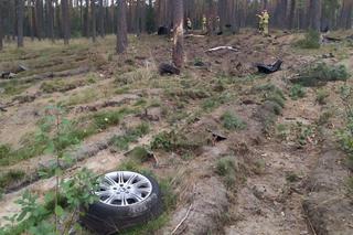 Lubelskie: BMW rozpadło się kawałki. 28-letni kierowca w ciężkim stanie trafił do szpitala