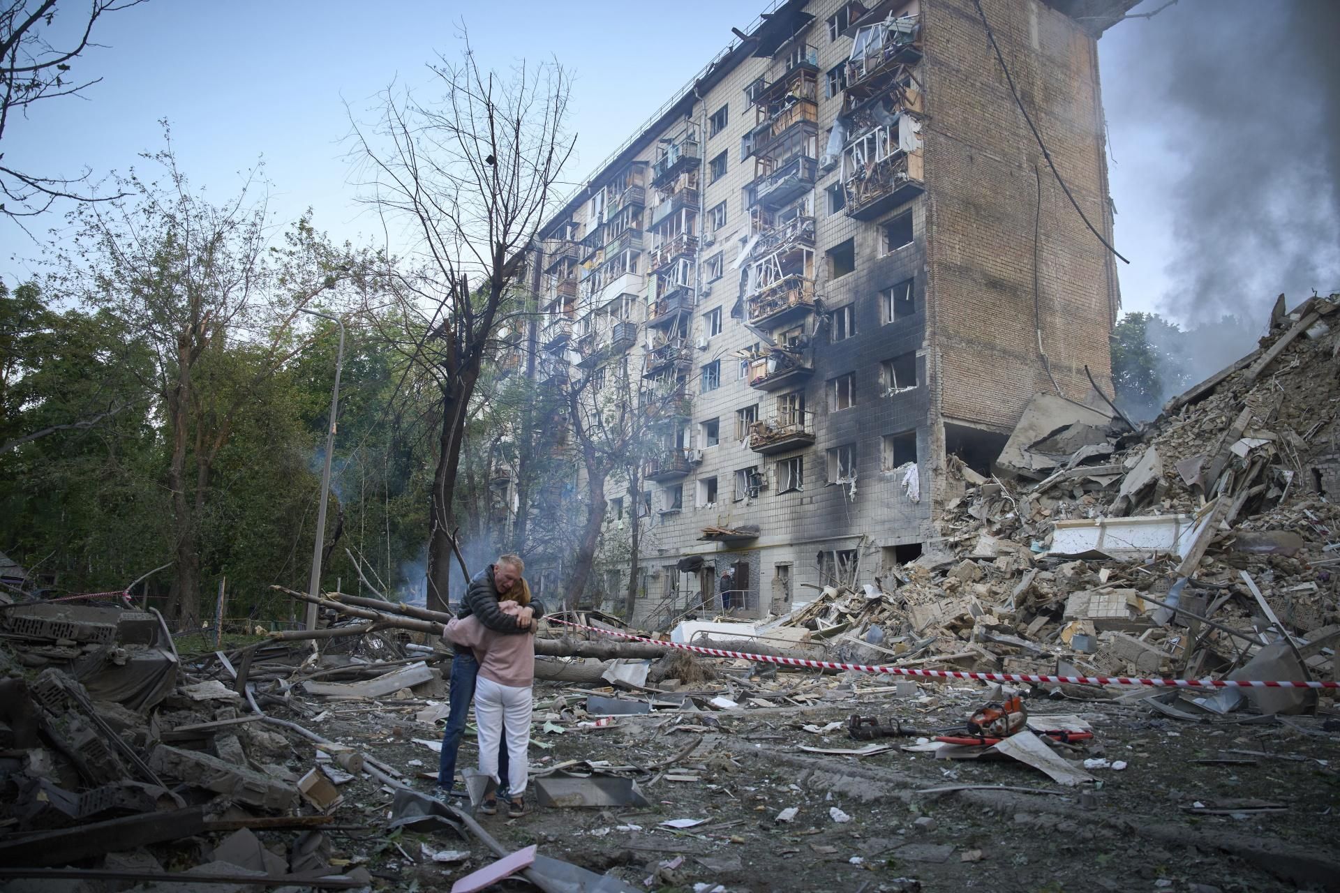 Rekordowy atak dronów na Ukrainę