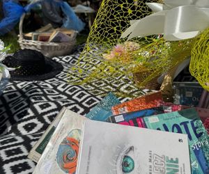 Czytanie na trawie w siedleckim Ekonomiku