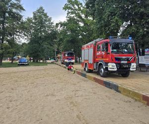 Mężczyzna skoczył na główkę do wody. Wypadek w Boszkowie