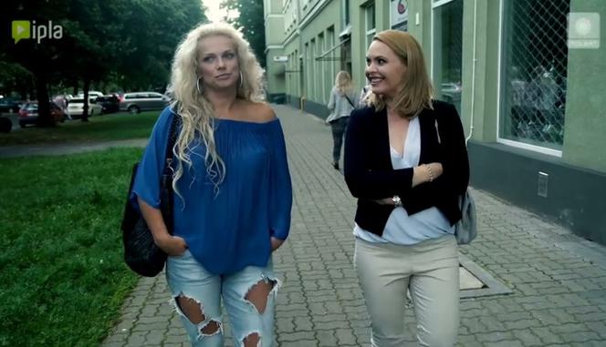 Przyjaciółki 8 sezon odc. 91. Patrycja (Joanna Liszowska), Anka (Magdalena Stużyńska)