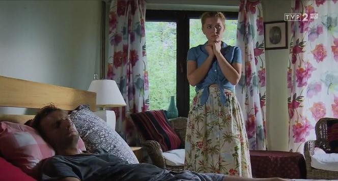 M jak miłość odc. 1410. Bartek (Arkadiusz Smoleński), Ula (Iga Krefft)