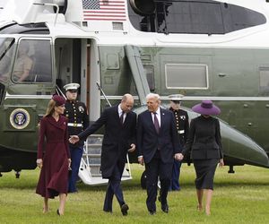 Donald Trump w Wielkiej Brytanii, spotkanie z królem Karolem III