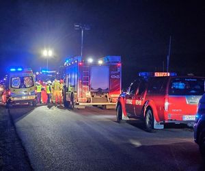 Śmiertelny wypadek na szosie Gniezno - Czerniejewo w Gębarzewie, skuter uderzył w busa