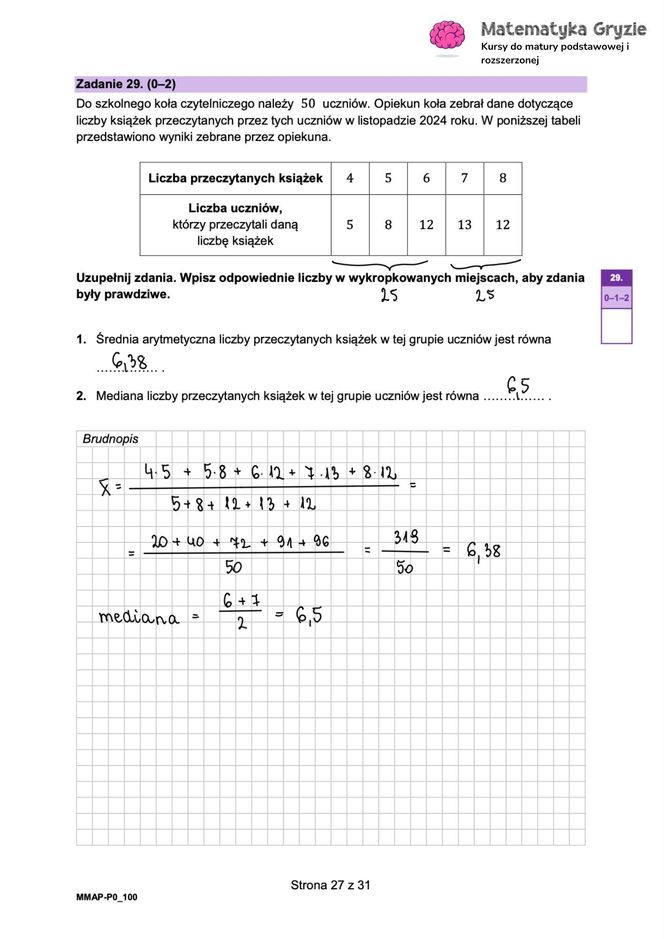 Matura próbna CKE matematyka 2024 - odpowiedzi