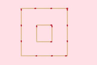  Jak zrobić 3 kwadraty przesuwając tylko 4 zapałki? To łamigłówka dla wyjątkowo wytrwałych