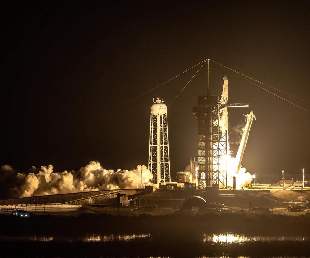 Start rakiety Falcon-9 na ISS