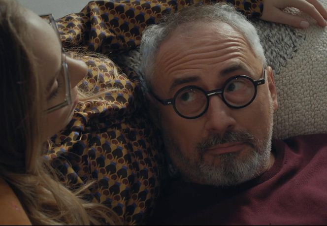 M jak miłość odc. 1868. Sylwia (Hanna Turnau), Adam Werner (Jacek Kopczyński)