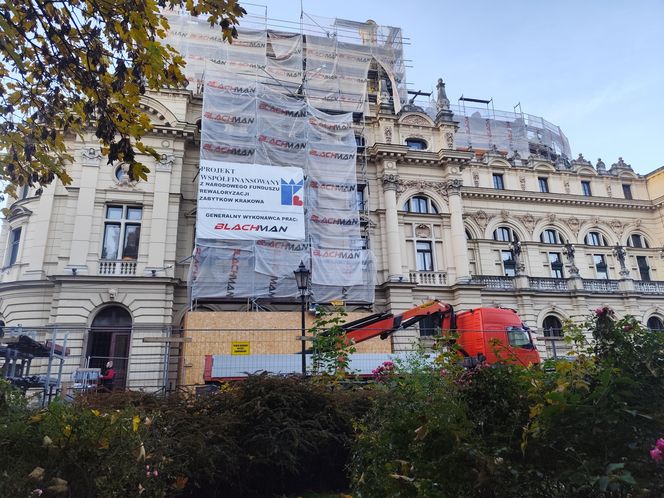 Remontują Teatr Słowackiego. Budynek odzyska dawny blask