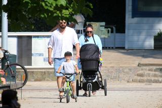 Ewa Farna z dziećmi i rodziną w Sopocie