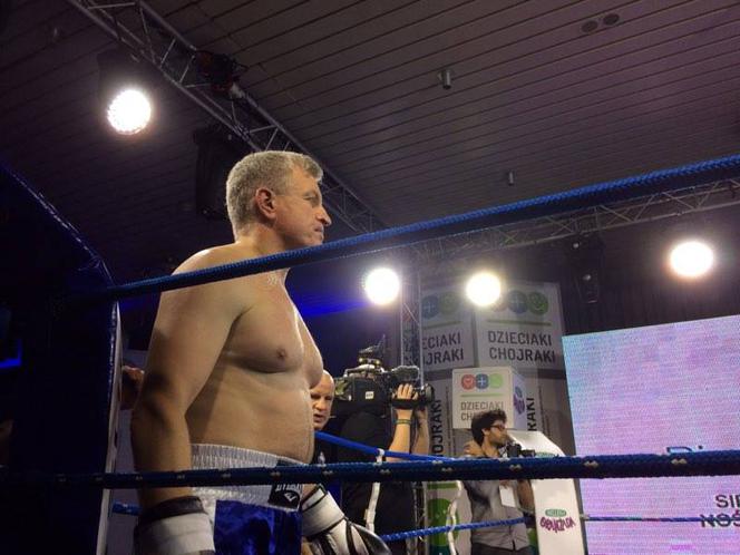 Jacek Jaśkowiak stoczył walkę bokserką z Przemysławem Saletą