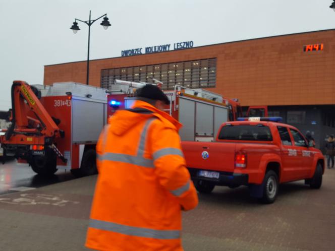 ​Wypadek na dworcu kolejowym w Lesznie. Pociąg potrącił mężczyznę