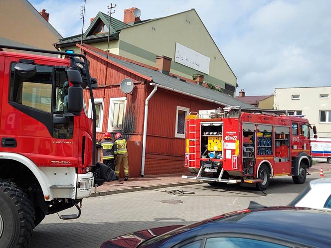 Pożar na ulicy Dworcowej! Na miejscu wszystkie służby