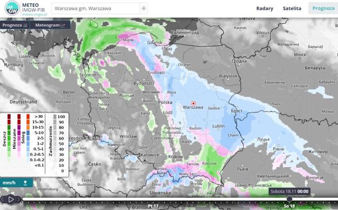 Ostry atak zimy w Polsce. Najnowsza prognoza IMGW dla naszego kraju